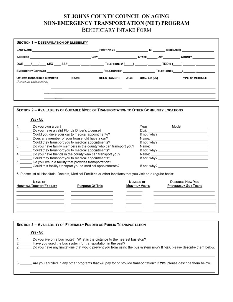 Eligibility_Intake_Form Transportation_Page_1